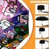 Custom Name Personalized Among Us Print Umbrella, Auto Open Close, 8‑Rib Sturdy Frame, Commute Camping Hiking Use, Birthday Gift