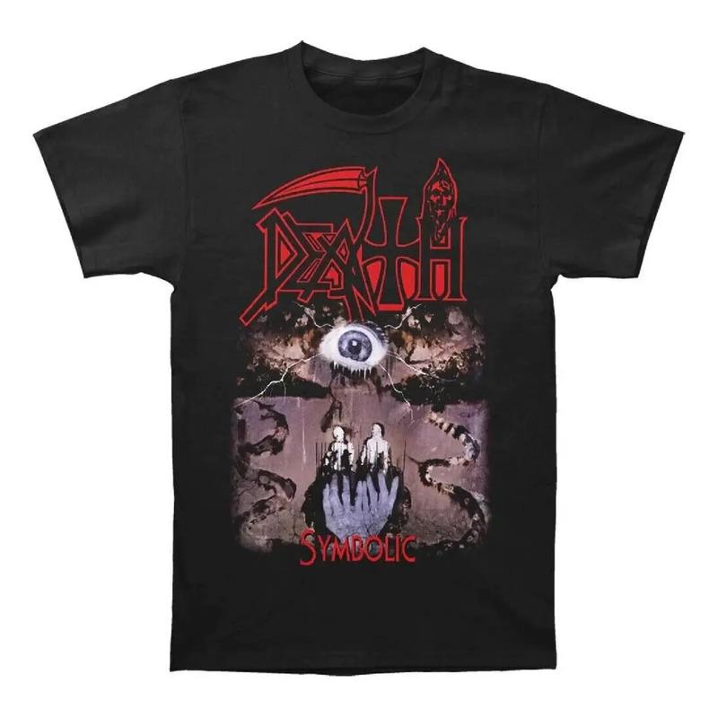 Camiseta Death Symbolic Negra Rockabilia Para Hombre S