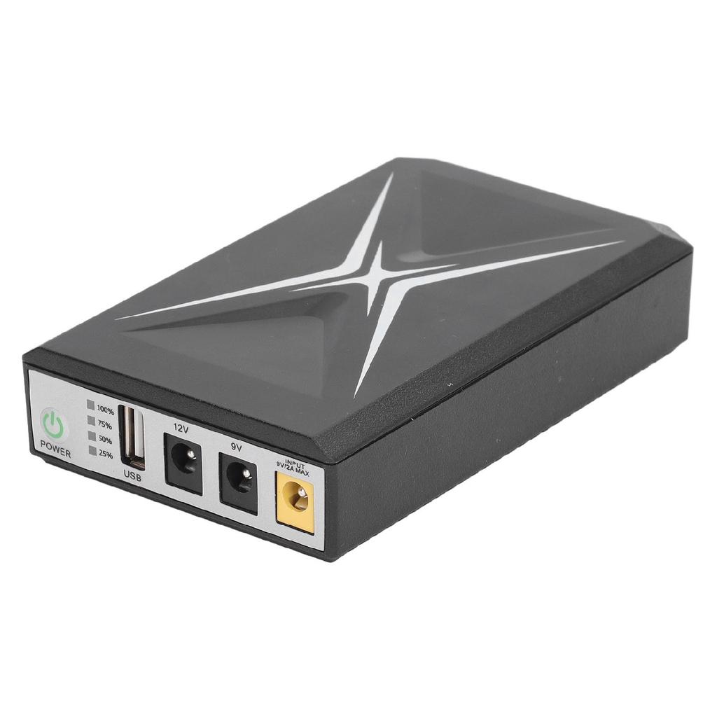 Uninterruptible Power Supply 8800mAh High Capacity Compact UPS System for Camera WiFi Router 9VDC Input