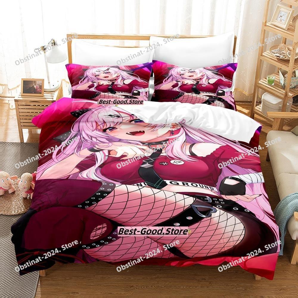 New Kawaii Girl Ishigami Nozomi Bedding Set Single Twin Full Queen King Size Bed Set Adult Kid Bedroom Duvetcover Sets Anime