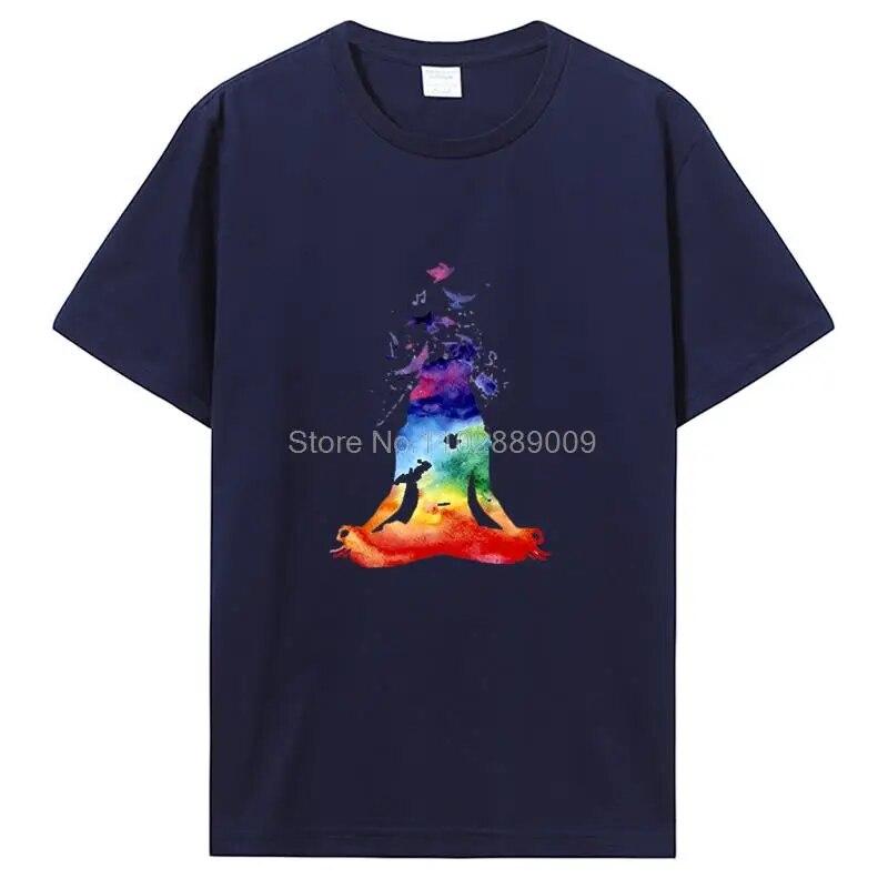 Rainbow Beautiful Mandala Tričko s grafickým potiskem Dámské Unisex Bavlněné tričko Cool Ležérní Tričko s krátkým rukávem Trička Topy Streetwear