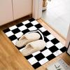 Shield With Star Emblem Printed Office Carpet Chair Cushion  Entryway Rug, Rugs for Living Room, Bedroom Christmas gifts