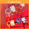 Cartoon Lion Dance Keychain With Resin Drum Pendant For New Year Gifts And Celebrations