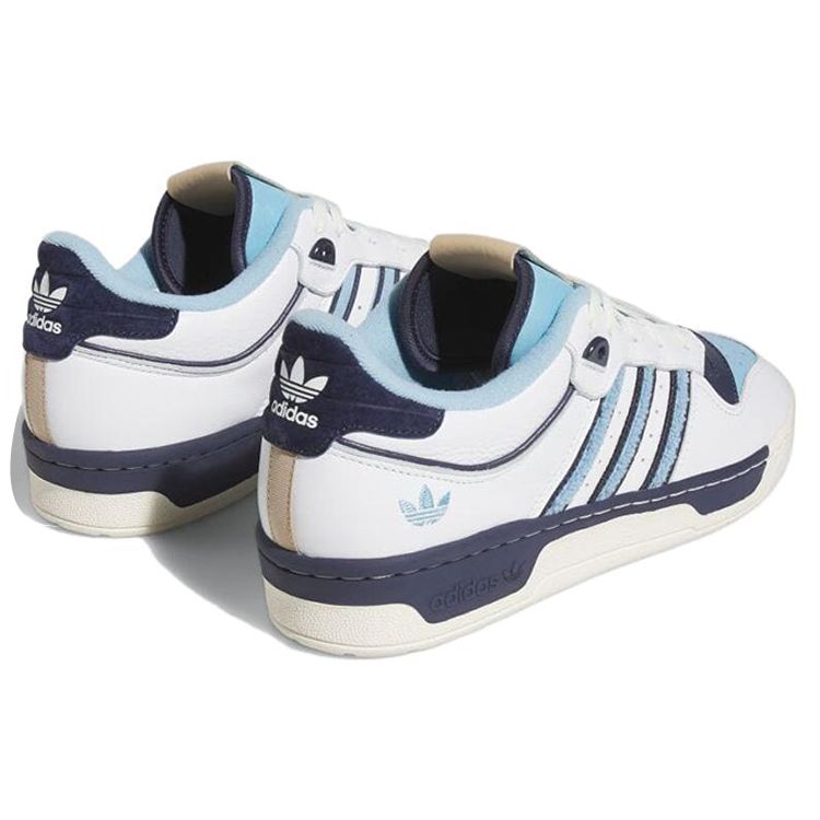 adidas Rivalry Low 86 Tar Heels Unisex Tossud Valge Jalatsid-Valge Läbipaistev-Sinine FZ6334