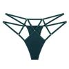 Sizzling Seamless Ice Silk Thong with Hot-Drilled Details and Hollow-Out Straps