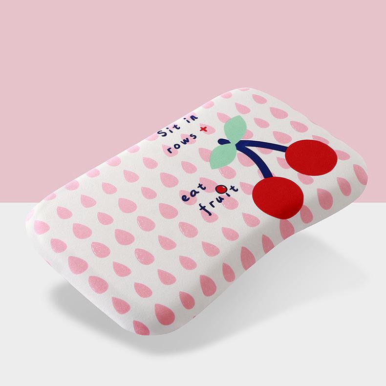 Cartoon Memory Foam Baby Pillow - Washable, Slow Rebound Neck Support for Kids