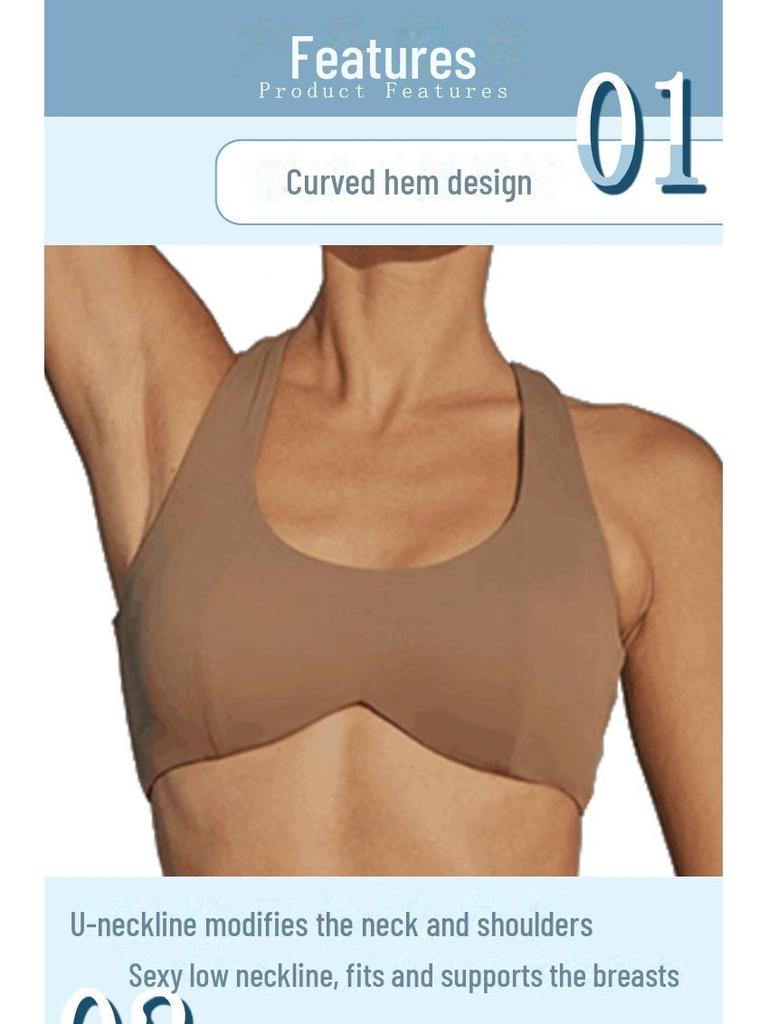 Women's Cross-Back Yoga Tops: Stylish Tank for Pilates, Fitness, and Running