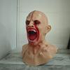 Zombie Mask Creepy Halloween Props Scary Realistic Face Mask Adult Party Cosplay Costume Props Horror Infected Zombie Masks