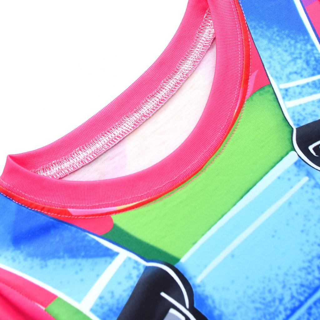 19758 Kids Boys Girls Rainbow Roblox Printed Casual Long Sleeves T-Shirt Pants Trousers Clothes Sets