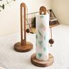 No Punch Kitchen Paper Storage Rack Solid Wood Lazy Rag Storage Rack  Kitchen Accessories