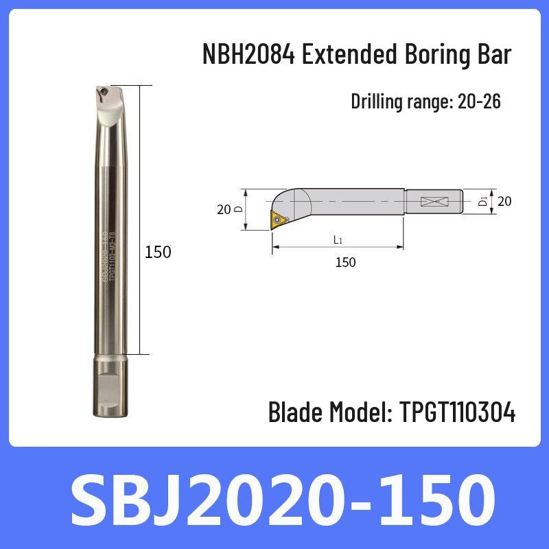 NBH2084 Fine Adjustment Boring Head Set with NBJ16 Offset and Fine Boring Bar