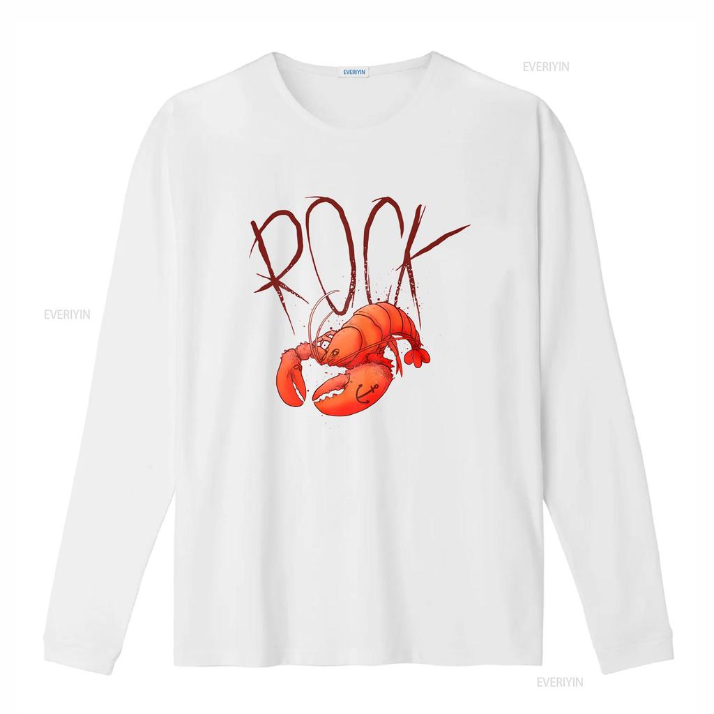 Lobster Rock T Shirt 100 Cotton Premium New Vintage Washed Unisex Comfortable Fashion Stylish Slightly Homme Stretched