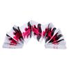 100pcs Special Fish Pattern Shape Nail Extension Paper Forms Easy DIY Nail Art Creation At Home