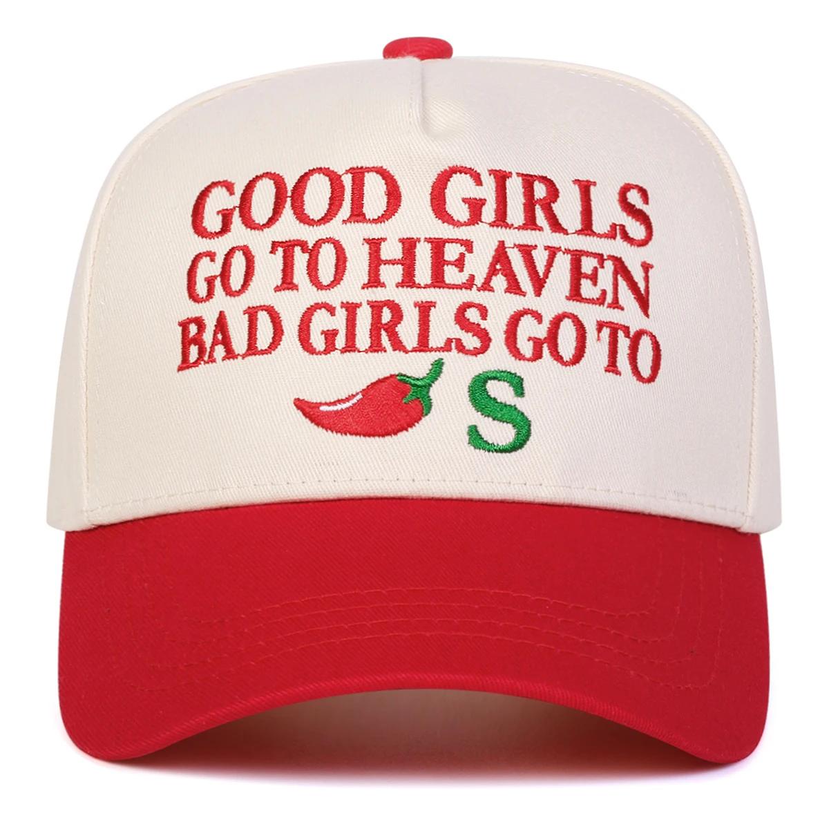 

Unisex GOOD GIRLS Letter Embroidery Baseball Caps Spring Autumn Outdoor Adjustable Casual Hats Sunscreen Hat Sports Cap красный