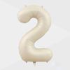 32/40inch Cream Caramel Color 1-9 Number Balloon Happy Birthday Party Decoration Balls Baby 1 2 3 Years Birthday Party Supplies