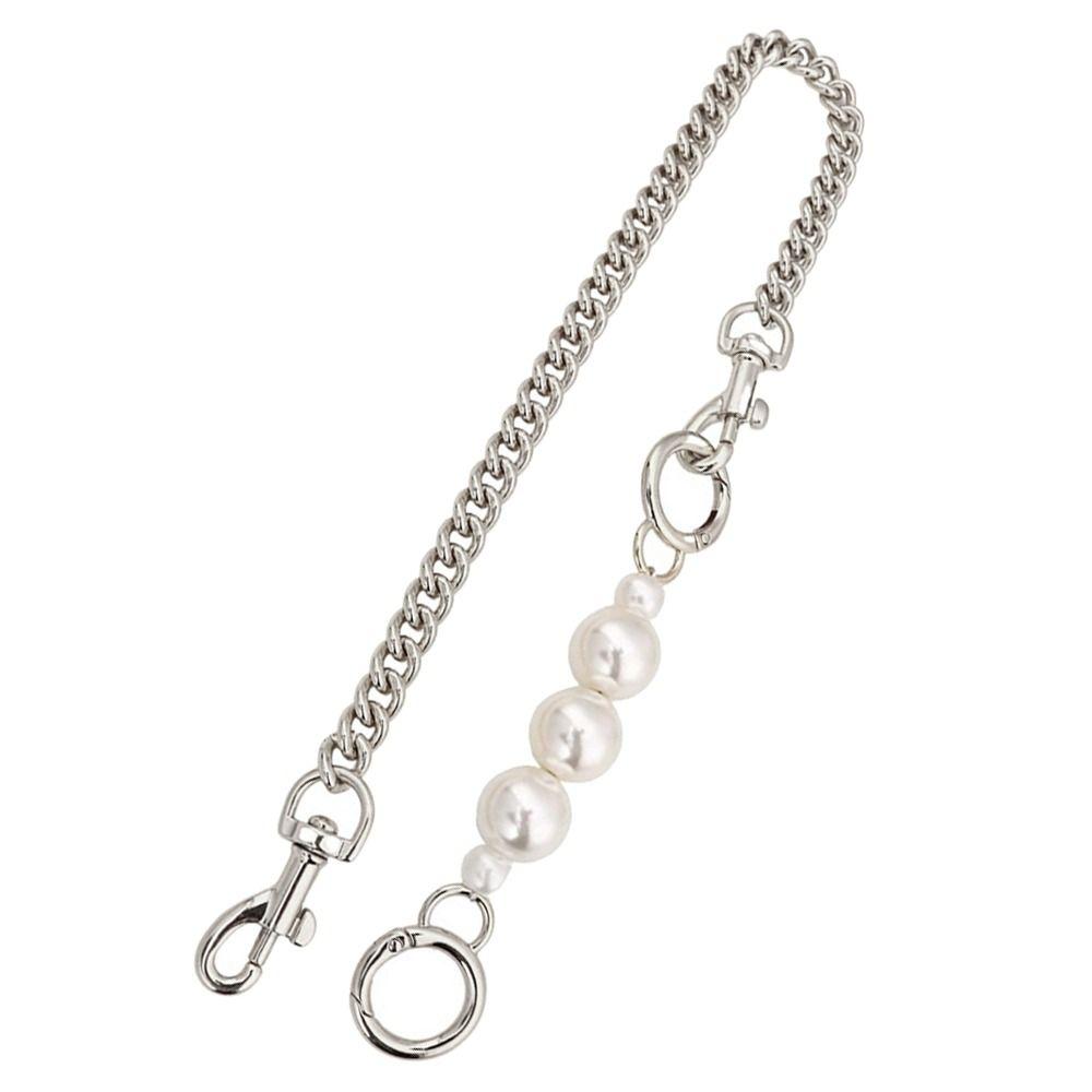 Bag Chain Replacement Handles Handbag Hardware Bag Extender Chain Pearl Bead Women Bag Straps