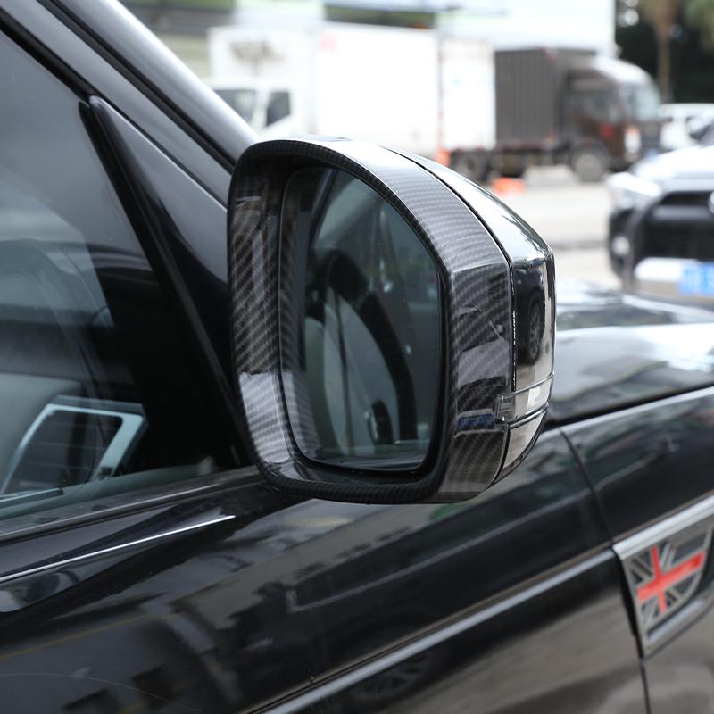 For Land Rover Range Rover Evoque 2011-2018 Car Carbon Fiber Interior Gear Shift Console Decoration Cover Stickers Accessories