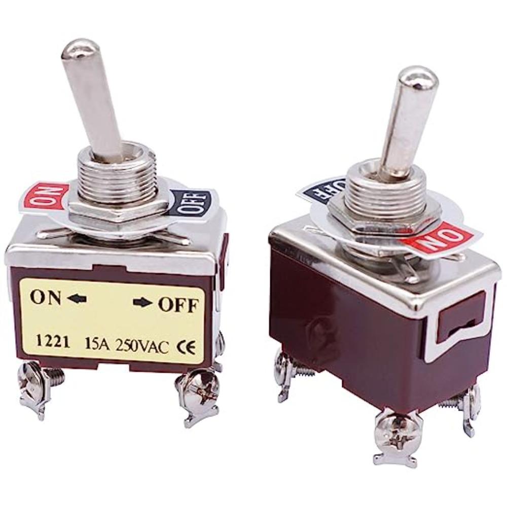 DPST Miniature Toggle Switch ON/OFF Switch Parts Heavy Duty Rocker Switch  Car Dash