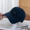 New Product Simple Letter Embroidery Baseball Cap Men's and Women's Pure Cotton Breathable and Versatile Face Small Sunshade Cap