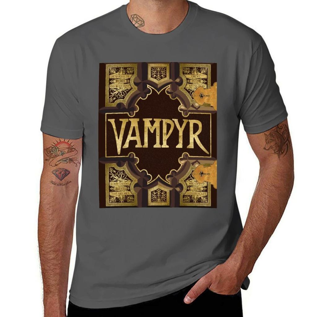 Vampyr Book Tshirt Casual Daily Graphic Tee