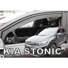 Déflecteurs D'air - J&J AUTOMOTIVE - Kia Stonic - Fumé - Acrylique Renforcé - Installation Facile