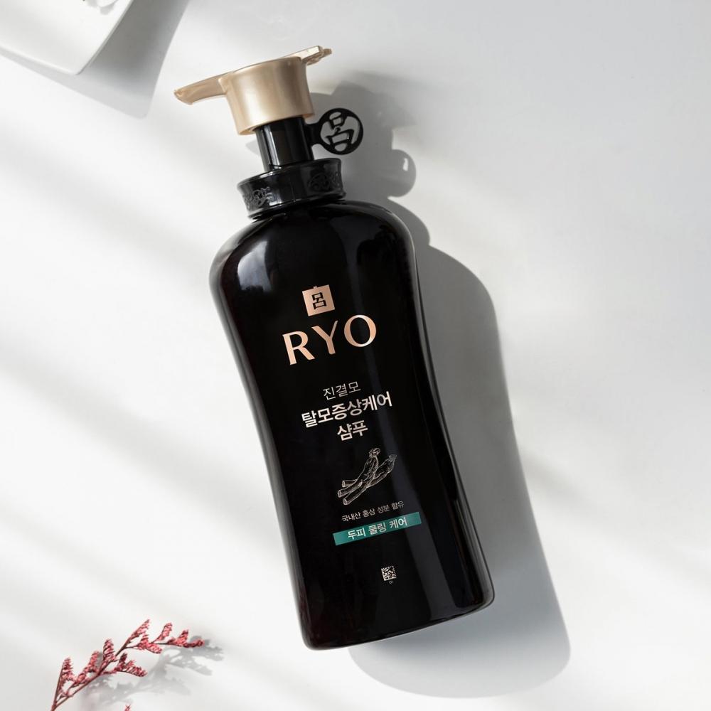 Ryeo Shampoo Soin des Symptômes de Chute de Cheveux Soin Rafraîchissant du Cuir Chevelu 490ml