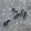 10pcs Mini Spring Buckle Paracord Clip For Keychain Flashlight Compass Outdoor Survival Gear Backpack Carabiner Hook Camping