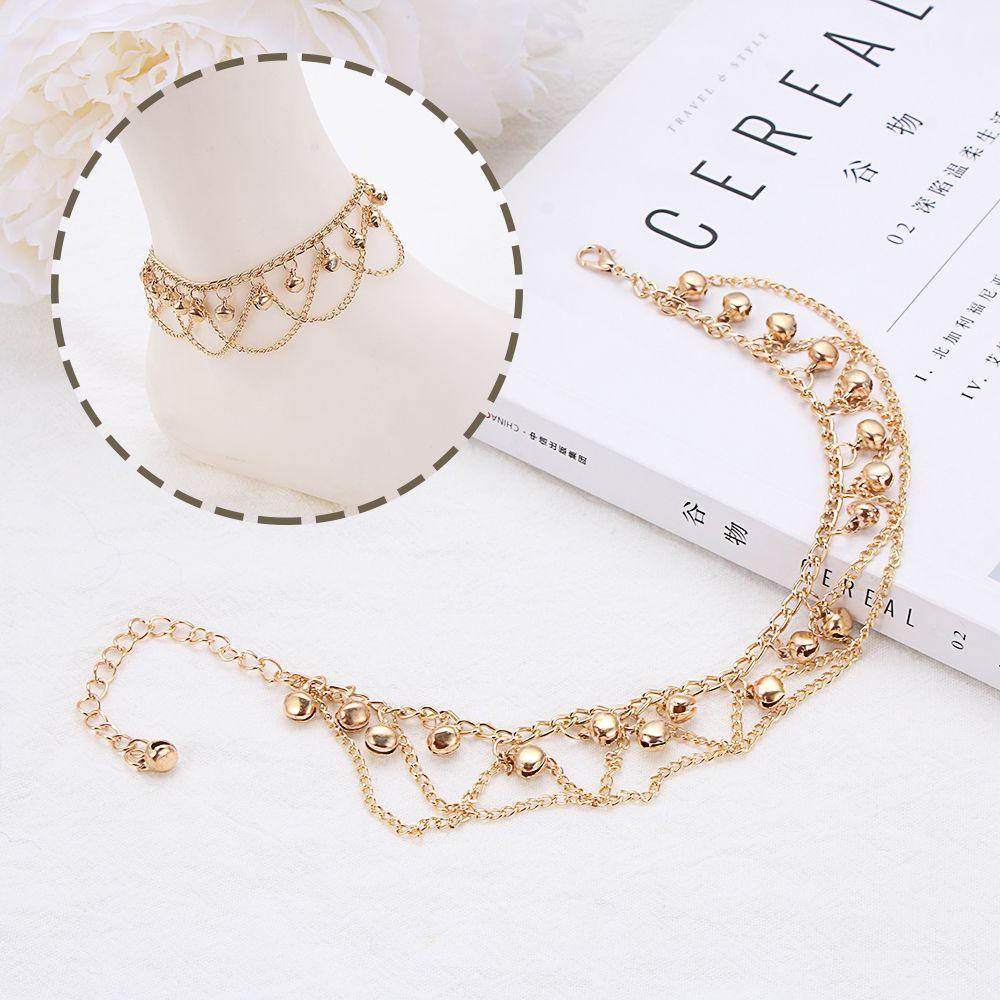 

Tassel Jewelry Bohemian Sandal Foot Chains Barefoot Bells Anklets