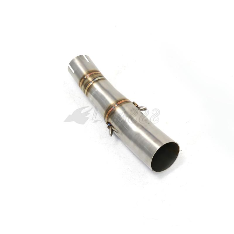 51mm Motorcycle Exhaust Middle Pipe Modify Motorbike Connect Tube Muffler Stainless For HONDA XADV750 X ADV750 XADV ADV 750