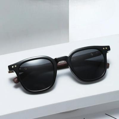 New Men Vintage Wooden Frame Sunglasses Classic Brand Square Sun Glasses Coating Lens Driving Eyewear For Women Male