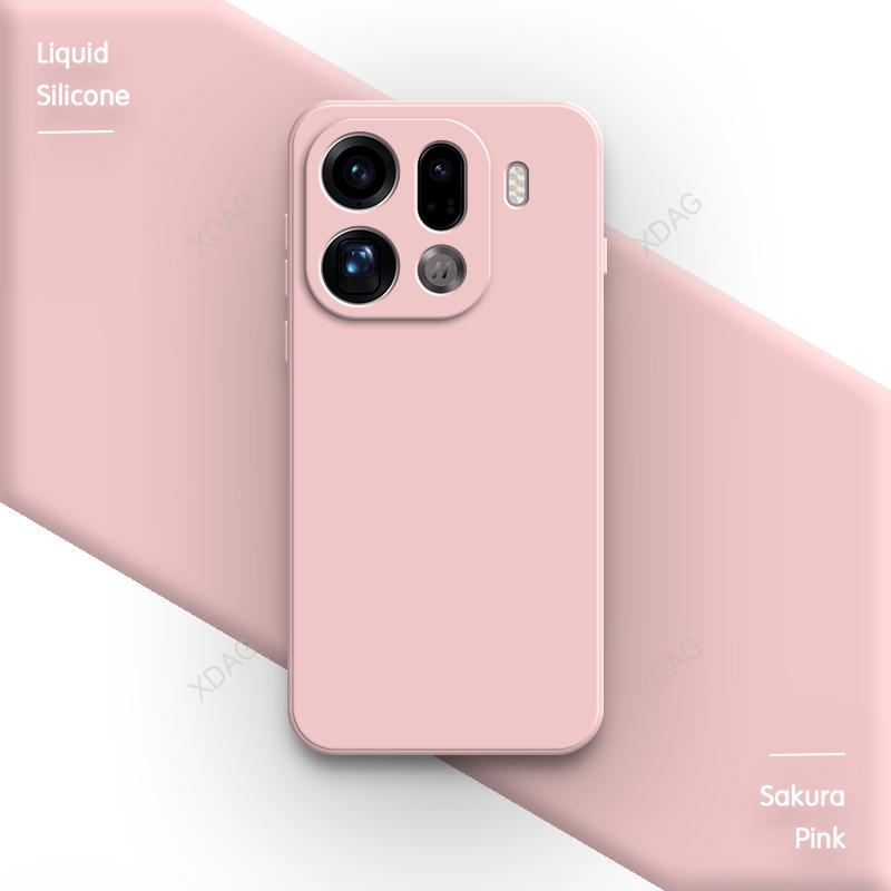 

Базовий чохол для телефону для OPPO Find X9 Pro X9Pro 5G М який Простий Рідкий силікон Класичний Дизайн з прямими краями Висока якість Задні кришки OPPO Find X9