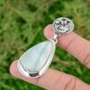 Sterling Silver Pear Blue Rhodochrosite Stone Green Amethyst New Mermaid Pendant