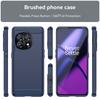 New Carbon Fiber Phone Case For One Plus 9 Pro 9R 9RT 10 Pro 10R 10T 11 11R 12 12R Silicone Solid Color Shockproof Protect Cover