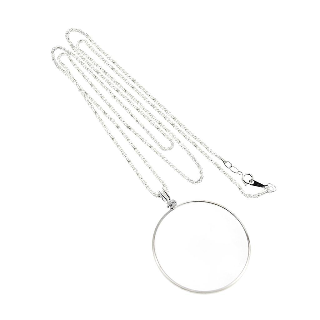 Necklace Chain Magnifying Glass Elderly 