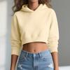 Women's Fashionable Casual Versatile Loose Short Cotton Hooded Pullover Sweatshirt