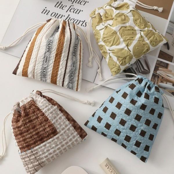 Cute Drawstring Bag Travel Organizer Bags Lipstick Makeup Bags Toiletry Bag Travel Packing Cube Jewelry Dust Bag Drawstring Bags