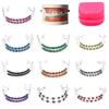 Temporary Tooth Decoration Dental Fake Braces With Metal Wires & Bracket Dental Metal Bracket Dental Tool For Tooth Decor