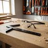 45/90 Degree Center Scribe Precision Center Finder Measuring Ruler Woodworking Square  Line Gauge