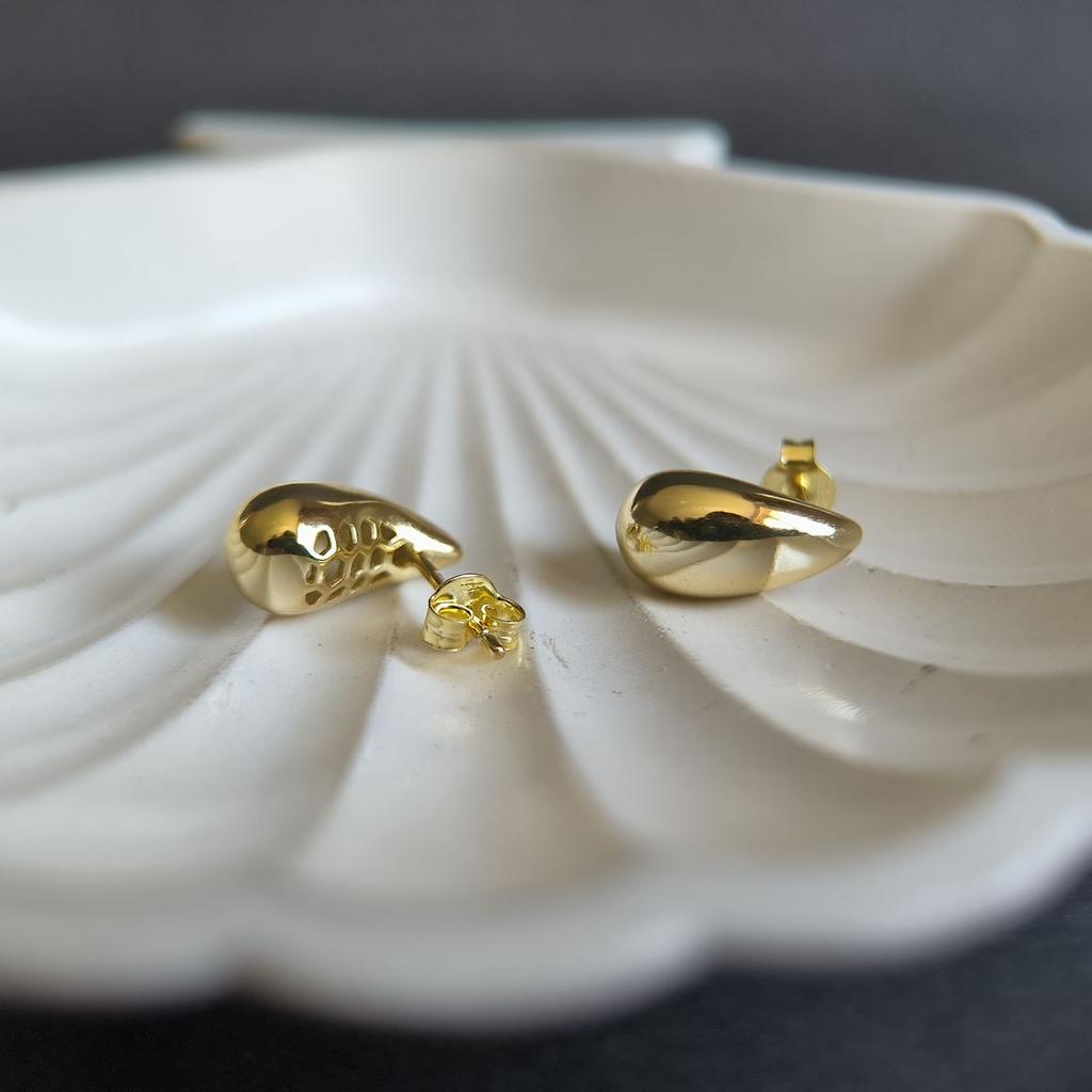 Silver Earrings Without Stones (2186441)
