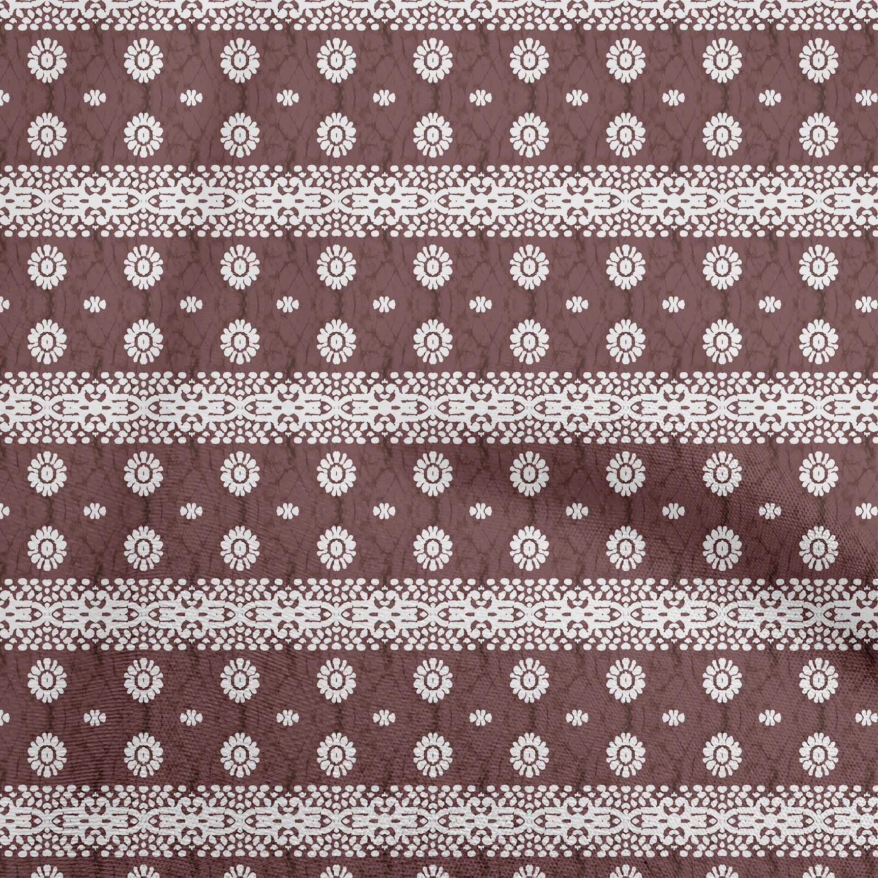 

OneOone Cotton Flex Brown Fabric Aian Batik Тканина для пошиття друкованої тканини для рукоділля у дворі 40 дюймів 42 Inch Wide - Viscose Chiffon малиновий