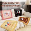 Soft Ice Silk Seat Cushion Non-slip Cooling Cushion Cute Car Chair Cushion  Four Seasons