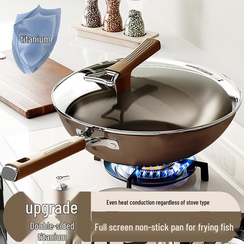 Zhi Shi Titanium Non-stick Wok