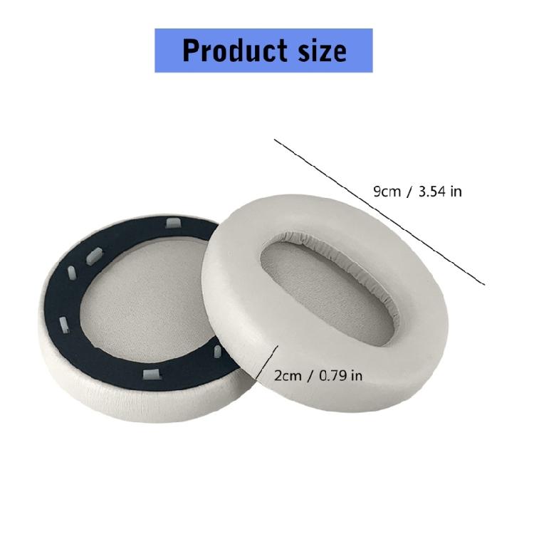 High Comfort Headphone Ear Cushions Sponge Foam Protein Leather Padding Noise Reduction For Fit900NB Headsets