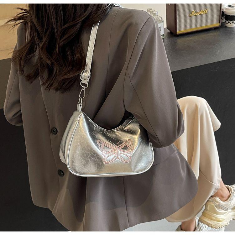 IELGY Baguette Bag All-Match Underarm Bag Large Capacity Fashion
