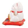 Lucky Waving Cat Solar Power Arm Waving Fortune Cat Plastic Wealth Welcoming Cat Decorative Lucky