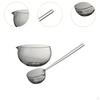 Matcha Bowl Set Green Tea Cup Long Handle Spoon with Spout for Lovers Whisked