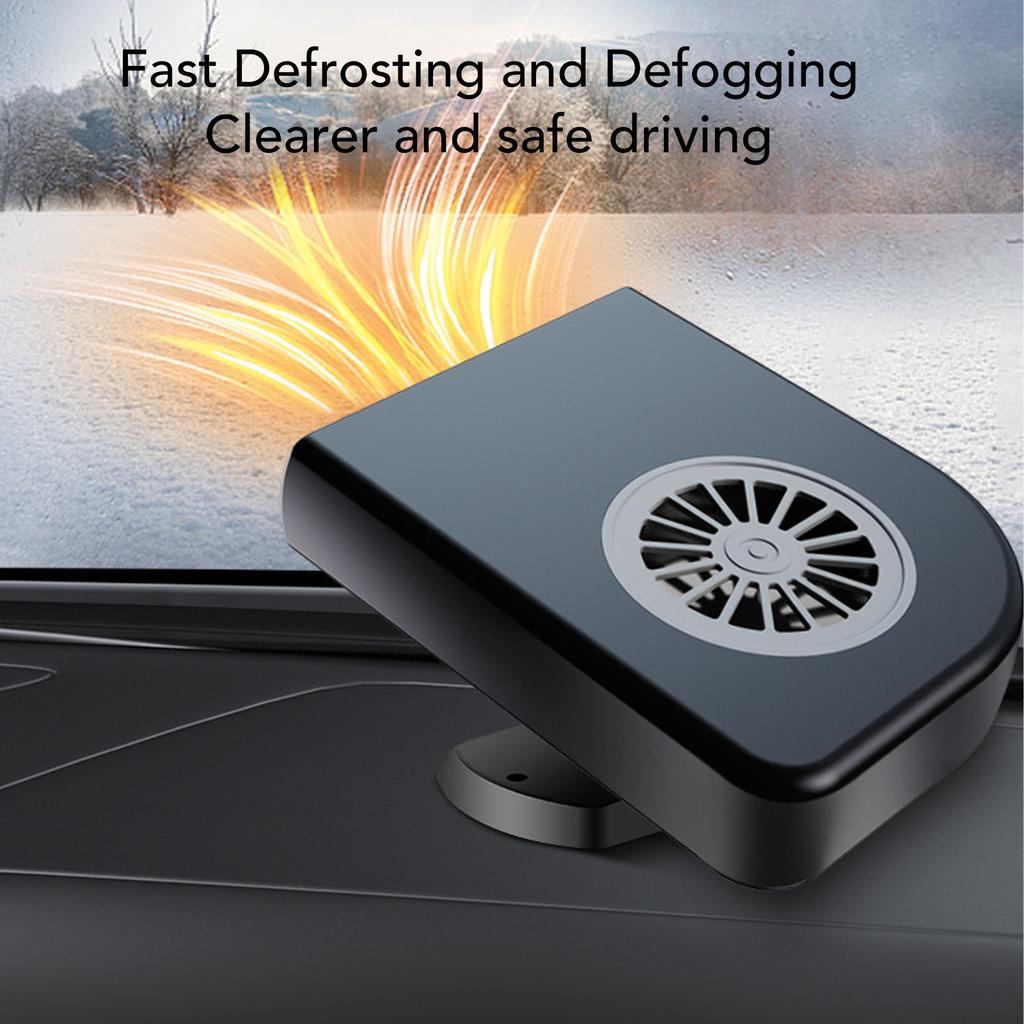 24V Fast Heating Car Heater Dual Speed Adjustable Quick Defrosting Defogging Portable Windshield Heater Ideal Trucks and Vans