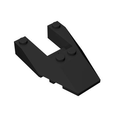 10pcs MOC Brick Parts 6153b Wedge Sloped 6 X 4 Cutout with Stud Notches Compatible Building Block Particle DIY Kid Brain Toy