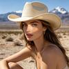 Women S American Retro Cowboy Hat Outdoor Casual Sun Protection Hat