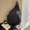 1 pièce Grande Capacité Sac de Poitrine Homme Décontracté Hip Hop Voyage Unisexe Sac Bandoulière Sac à Bandoulière de Rangement en Nylon Haute Qualité